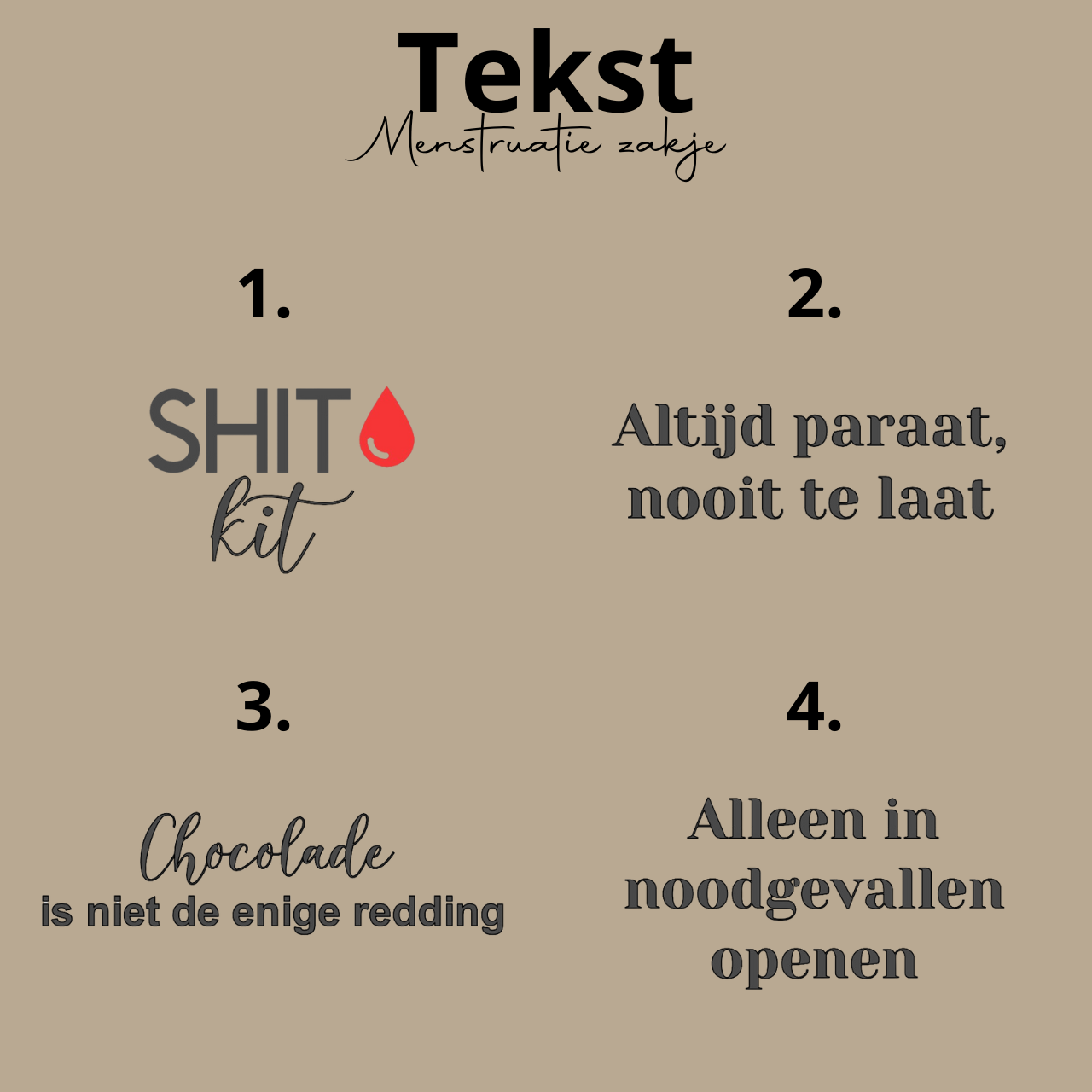 Menstruatie zakje