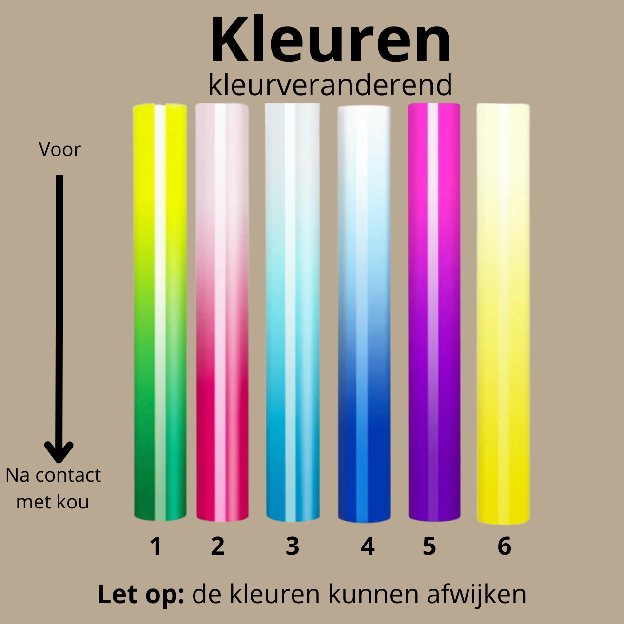 Kleurveranderende cocktailglazen per 2