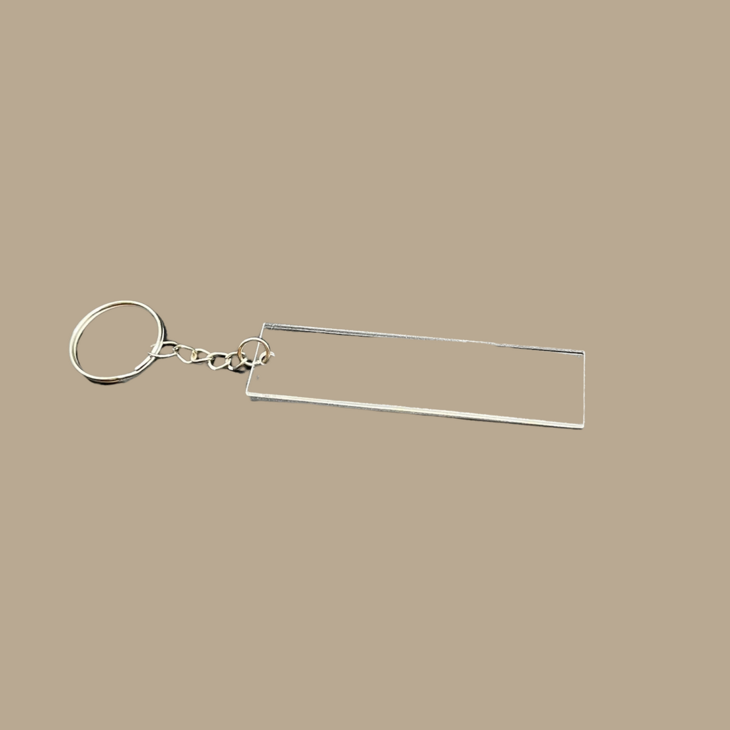 Plexiglas sleutelhanger
