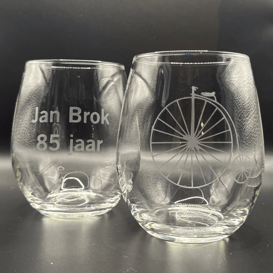Gepersonaliseerd waterglas